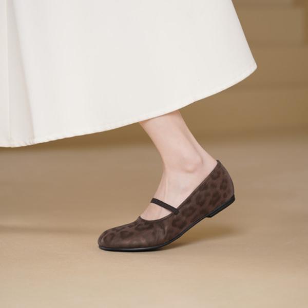 Handcrafted Luxury Leather Women's Shoes with Exquisite Craftsmanship(Edsl8月-26)