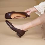 Exquisite Handcrafted Leather Women's Shoes: Elevate Your Elegance and Luxury.(Edsl3199)