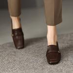 Handcrafted Luxury Leather Women's Shoes: Elegance in Every Detail(Edsl390-1)