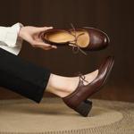 Exquisite Handcrafted Leather Women's Shoes: Luxury & Elegance(Edsl1月-81)