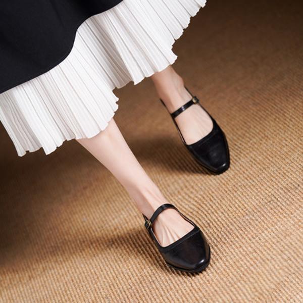 Luxurious Handcrafted Genuine Leather Women's Shoes(Edsl3185)