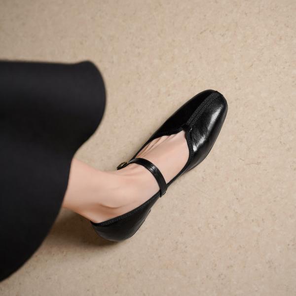 Elegant Handmade Leather Women's Shoes - Luxury Craftsmanship(Edsl3129)