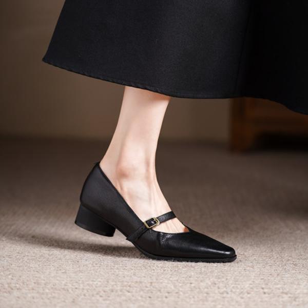 Handcrafted Luxury Leather Women's Shoes: Exquisite Craftsmanship and Elegance(Edsl3183)