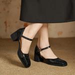 Exquisite Handmade Leather Women's Shoes: Luxury Craftsmanship and Timeless Elegance(Edsl3198)