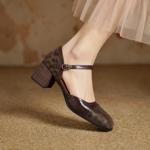 Exquisite Handmade Leather Women's Shoes: Luxury Craftsmanship and Timeless Elegance(Edsl3198)