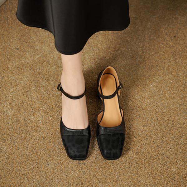 Exquisite Handmade Leather Women's Shoes: Luxury Craftsmanship and Timeless Elegance(Edsl3198)