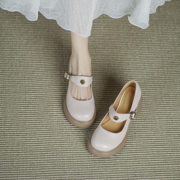 Handcrafted Luxury Leather Shoes for Elegant Women(Edsl3229)