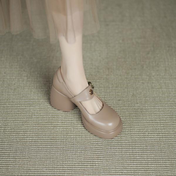 Handcrafted Luxury Leather Shoes for Elegant Women(Edsl3229)