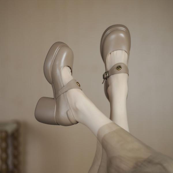 Handcrafted Luxury Leather Shoes for Elegant Women(Edsl3229)