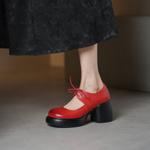 Handcrafted Luxury Leather Women's Shoes(Edsl3227)