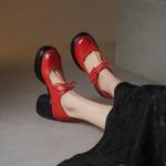 Handcrafted Luxury Leather Women's Shoes(Edsl3227)