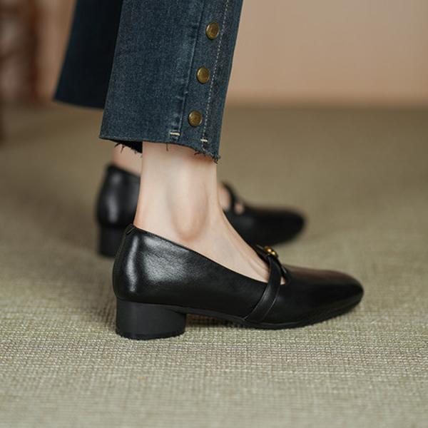 Elegant Handcrafted Genuine Leather Women's Shoes, Luxurious Quality & Craftsmanship(Edsl3208)