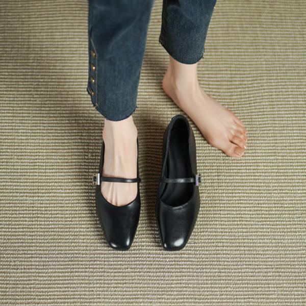 Handcrafted Luxury Leather Women's Shoes - Elegant Craftsmanship(Edsl3210)