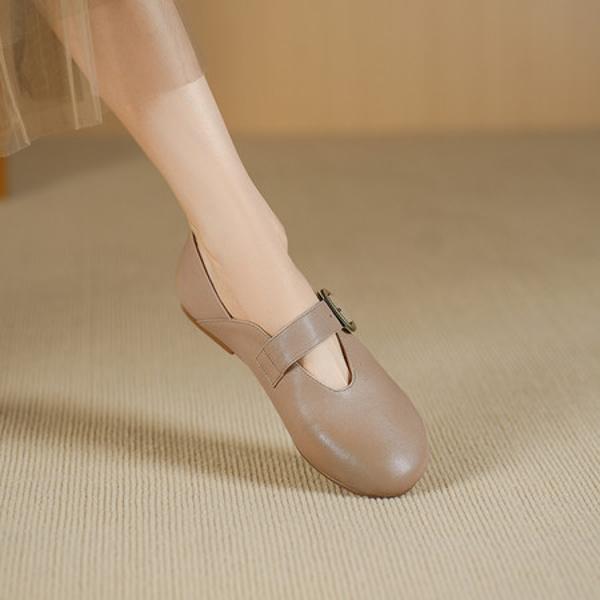 Handcrafted Genuine Leather Women's Shoes: Sophisticated Elegance and Quality(Edsl3231)