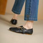 Handcrafted Genuine Leather Women's Shoes: Sophisticated Elegance and Quality(Edsl3231)