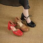 Handcrafted Premium Leather Women's Shoes - Elegance in Every Stitch(Edsl3252)