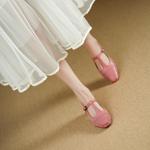 Exquisite Handmade Leather Women's Shoes: Luxury Craftsmanship and Elegance(Edsl3258)