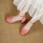 Handcrafted Genuine Leather Women's Shoes: Elegance Redefined(Edsl3257)