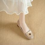 Luxurious Handmade Genuine Leather Women's Shoes: Exquisite Craftsmanship & Timeless Elegance(Edsl2923)