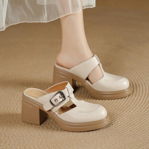 Elegant Handcrafted Leather Women's Shoes with Luxurious Quality and Craftsmanship(Edsl3265)