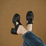 Handcrafted Luxury Leather Women's Shoes: Elegance in Every Stitch(Edsl3263)