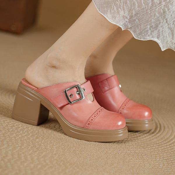 Exquisite Handcrafted Leather Women's Shoes: Luxury and Elegance(Edsl3270)