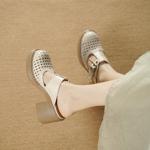 Exquisite Handcrafted Leather Women's Shoes for Elegant Luxe Styling(Edsl3262)