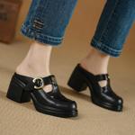 Handcrafted Genuine Leather Women's Shoes: Luxury, Elegance, Quality Craftsmanship(Edsl3266)