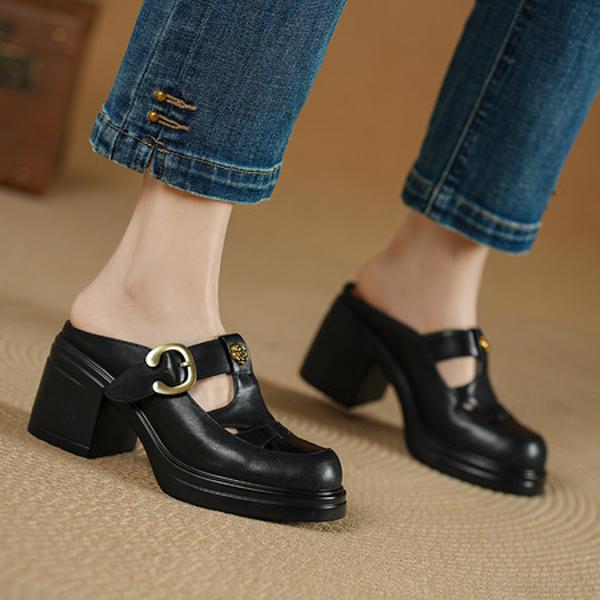 Handcrafted Genuine Leather Women's Shoes: Luxury, Elegance, Quality Craftsmanship(Edsl3266)