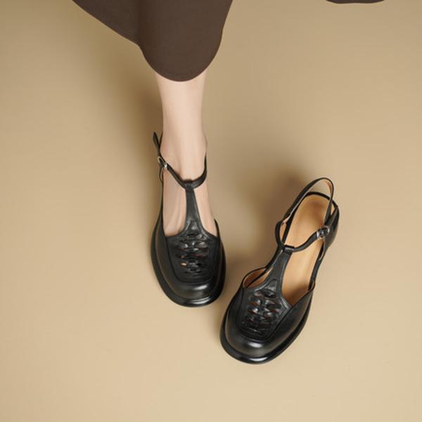 Exquisite Handmade Leather Women's Shoes: Luxurious Craftsmanship & Timeless Elegance(Edsl3272)