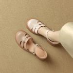 Exquisite Handcrafted Leather Women's Shoes: Elegant Luxury Quality(Edsl1月-95)