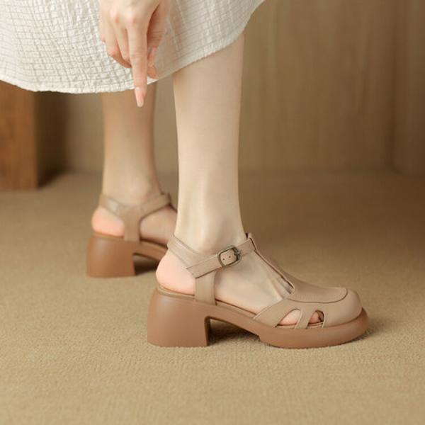 Handcrafted Genuine Leather Women's Shoes: Luxury and Elegance(Edsl1月-98)