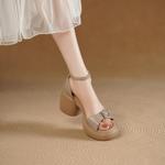 Handcrafted Leather Women's Shoes: Elegant Luxury(Edsl3280)