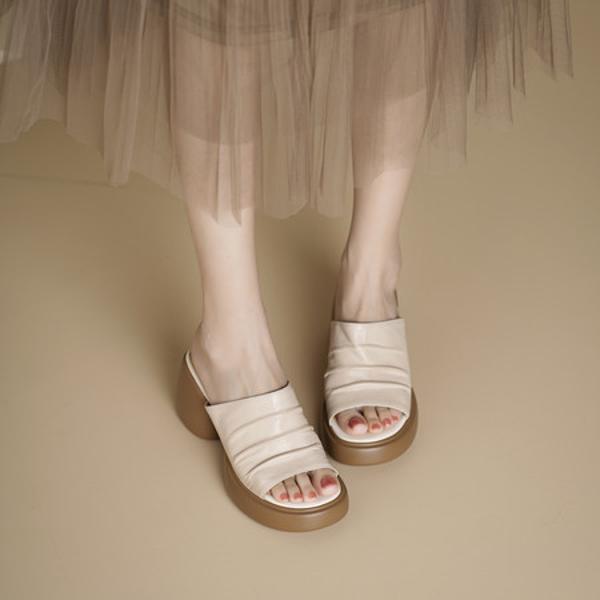 Handcrafted Luxurious Leather Women’s Shoes – Pure Elegance(Edsl3283)