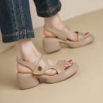 Handcrafted Genuine Leather Women's Shoes - Elegance Redefined(Edsl3278)