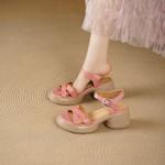 Exquisite Handcrafted Leather Women's Shoes - Elegance in Every Step(Edsl3290)