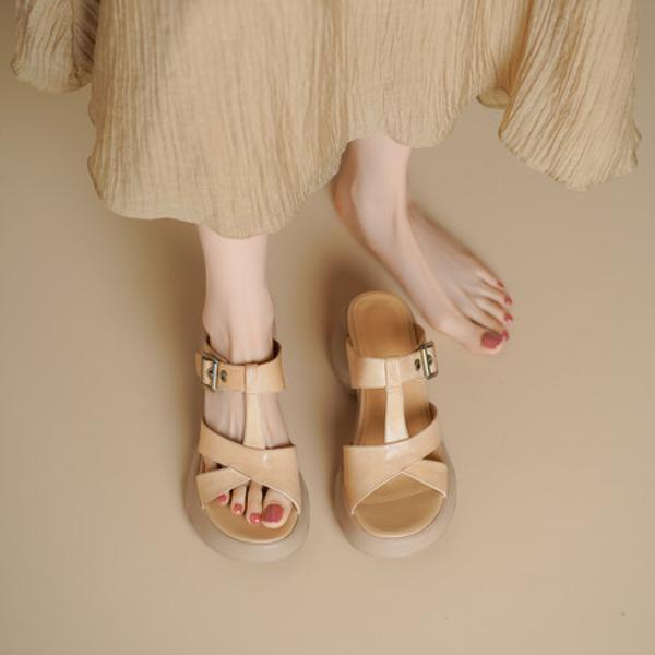 Elegant Handmade Leather Women's Shoes, Luxe Craftsmanship(Edsl3289)