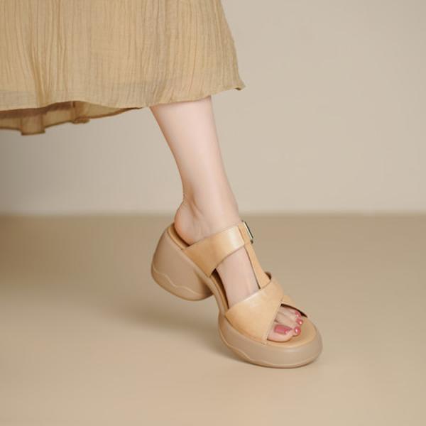 Elegant Handmade Leather Women's Shoes, Luxe Craftsmanship(Edsl3289)