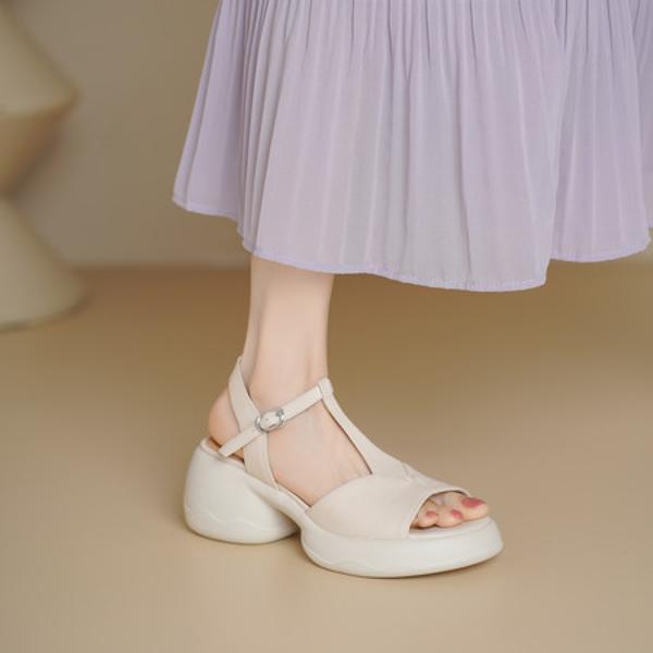 Elegant Handmade Leather Women's Shoes of Luxurious Quality(Edsl3288)