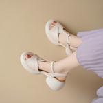 Elegant Handmade Leather Women's Shoes of Luxurious Quality(Edsl3288)