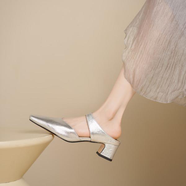 Handcrafted Luxury Leather Women's Shoes with Exquisite Quality(Edsl3296)