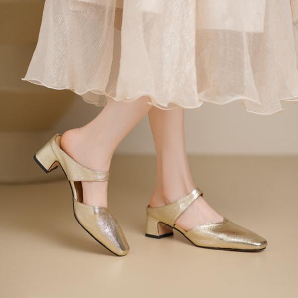 Handcrafted Luxury Leather Women's Shoes with Exquisite Quality(Edsl3296)