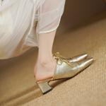 Exquisite Handmade Leather Women’s Shoes for Elegance(Edsl3295)