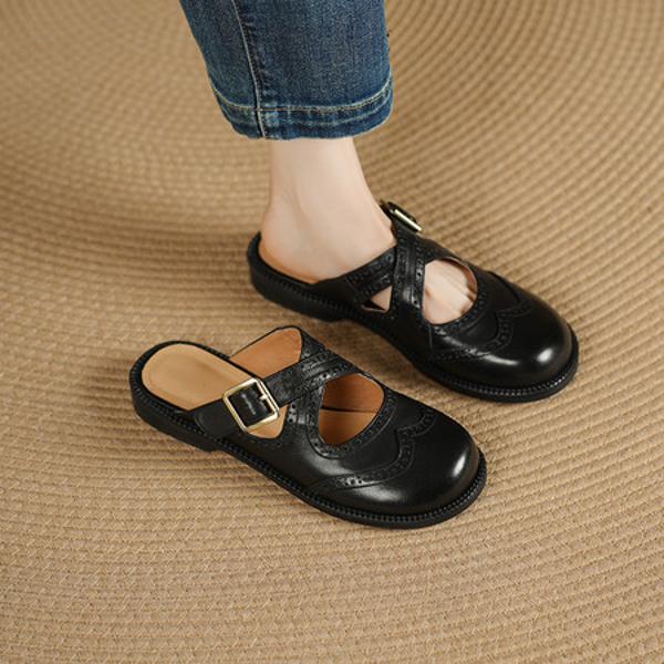 Elegant Handmade Leather Women's Shoes of Luxury Craftsmanship(Edsl3307)