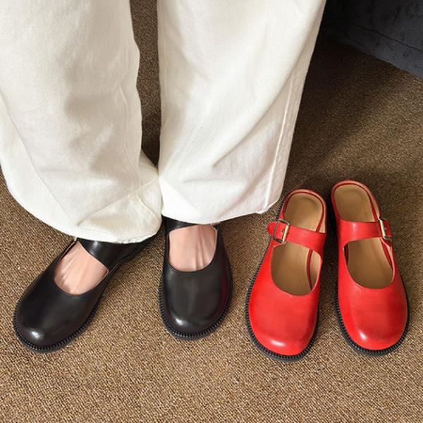 Elegance in Handcrafted Genuine Leather Women's Shoes(Edsl3311)