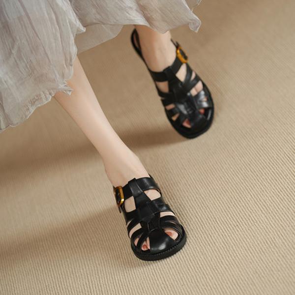 Handcrafted Luxury Leather Women's Shoes - Elegant Artistry in Every Pair(Edsl3317)