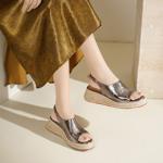 Elegant Handmade Genuine Leather Women’s Shoes: Craftsmanship at Its Finest(Edsl3328)