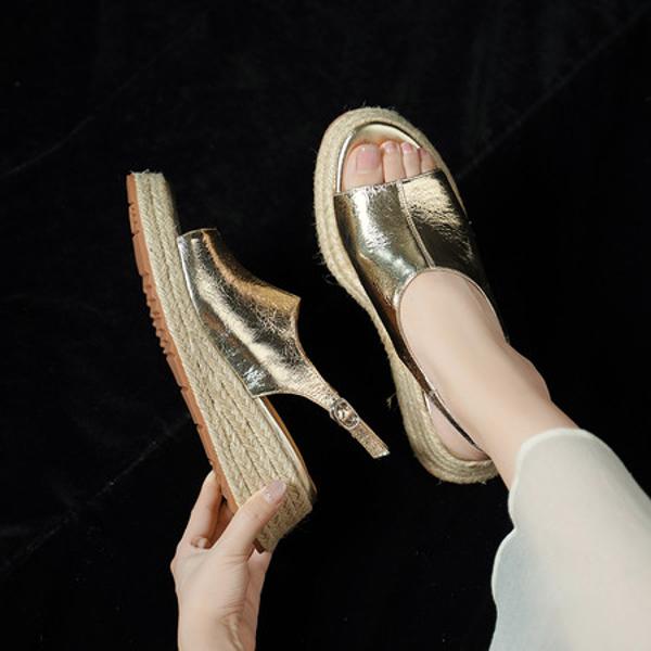 Elegant Handmade Genuine Leather Women’s Shoes: Craftsmanship at Its Finest(Edsl3328)