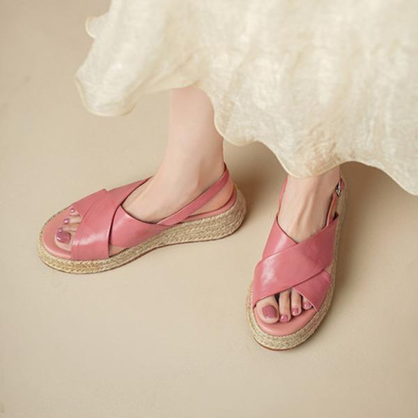 Handcrafted Luxury Leather Women's Shoes - Elegance Redefined(Edsl3331)