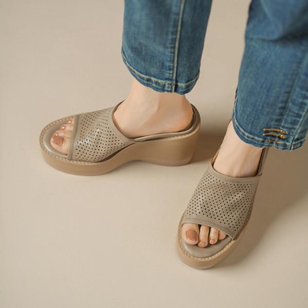 Handcrafted Luxury Leather Women's Shoes(EdslA07)